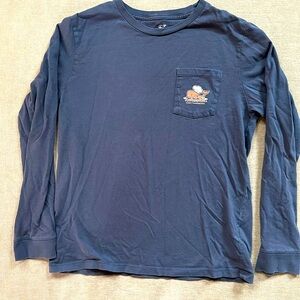 Vineyard Vines Youth Happy Thanksgiving ls tee
